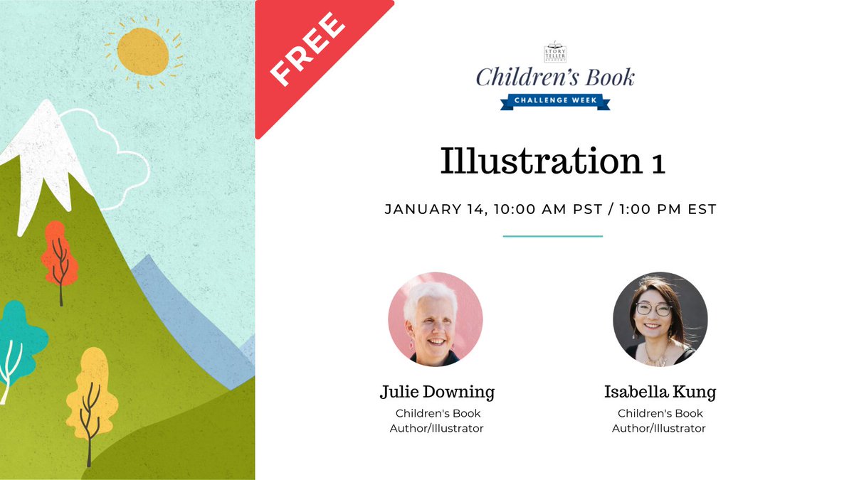 StorytellerAdmy's tweet photo. Do you want your illustrations to look more professional?
Learn composition techniques that will push the limits of illustration for more creative storytelling with @isaberryk and Julie.
Register here: https://t.co/HSUxfym2WF
#SAChallengeWeek #KidLitArtist https://t.co/hn4ZQ09Kj1