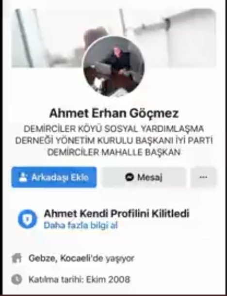Ak Parti'ye oy verenlere Ana avrat küfür eden,
İyi Parti Dilovası Demirciler Köyü Mahalle Başkanı Ahmet Erhan Göçmez nasıl iyi mi, bir haber varmı?

#Erdoğanasözveriyoruz
#TOGG