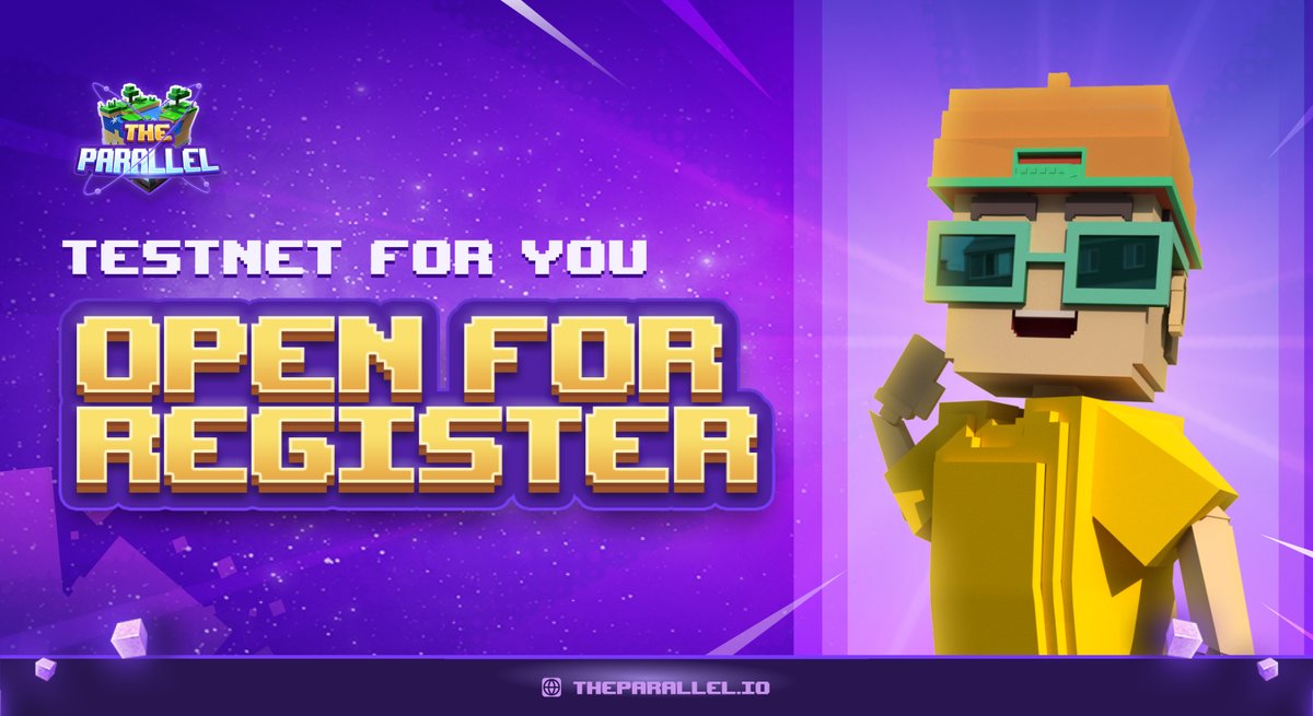 🎮TESTNET FOUNDATION GAME: PARAGON CRAFTING🎮
➧REGISTER NOW!
⚖️Requirement: Have at least 1000 PRL in Wallet
👉Registration Form: prl.onl/testnetform
⏰Registration Open: Jan 6, 2022 - Jan 10, 2022
⏰Valid Wallet Scan: 13:00 UTC on Jan 10, 2022

#TheParallel #Metaverse #PRL