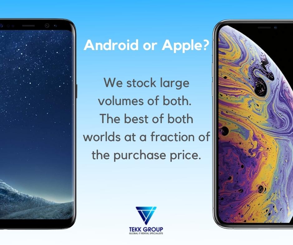 thetekkgroup's tweet photo. Why purchase when you can hire the latest devices at a fraction of the cost?

We stock large volumes of both Android and Apple devices including the Samsung S21 and iPhone 13. Get in touch with our team for a quick quote today! #eventprofs #eventtech #TheTekkGroup #TabletHire https://t.co/arm7ulk33M