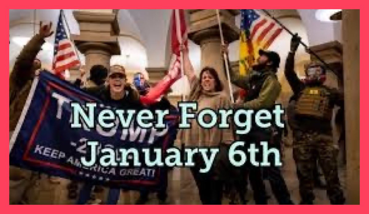 We must NEVER forget Jan6, 2021 🇺🇸 #NeverForget #January6th #insurrection @whosyourdandy22 @RedRocky31 @cthagod @Gspirithorse @queenerani202 @QuinnLeone4 @erin_hartigan4 @SundaeDivine @Sunflwrgirl2 @NoGuarrantees @NurseAndi1 @iggy_breathe @JaxHarley5 @Jane_with_a_y