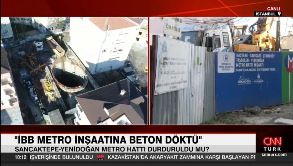 Mrt_Ongunnn's tweet photo. O bir metro hattı değil. Yıllar önce kazılmış 30 metre derinliğinde bir çukur. “Metro hattı nedir?” diye öğrenmek isterseniz, 10 metro şantiyemizden birinde size eğitim verebiliriz. @cnnturk 

You should beware of the damage being done to the global CNN brand.
@CNN https://t.co/bLLSYDY70Q