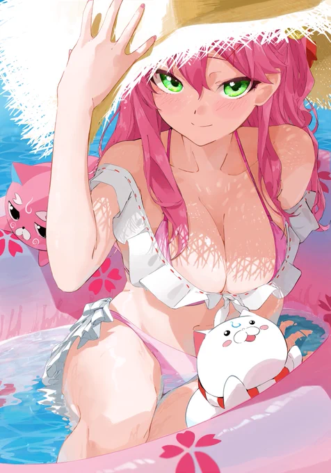 #冬だけどホロ水着
みこち🥰 