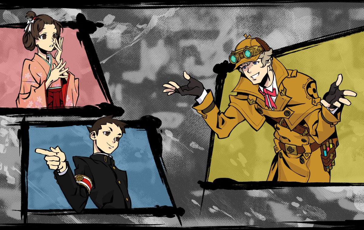 mr_kasuy's tweet photo. This was sitting in my wips folder for a while but I made some TGAA and NEO:TWEWY crossover art when I played both games last year 😆 https://t.co/xsSH09md53