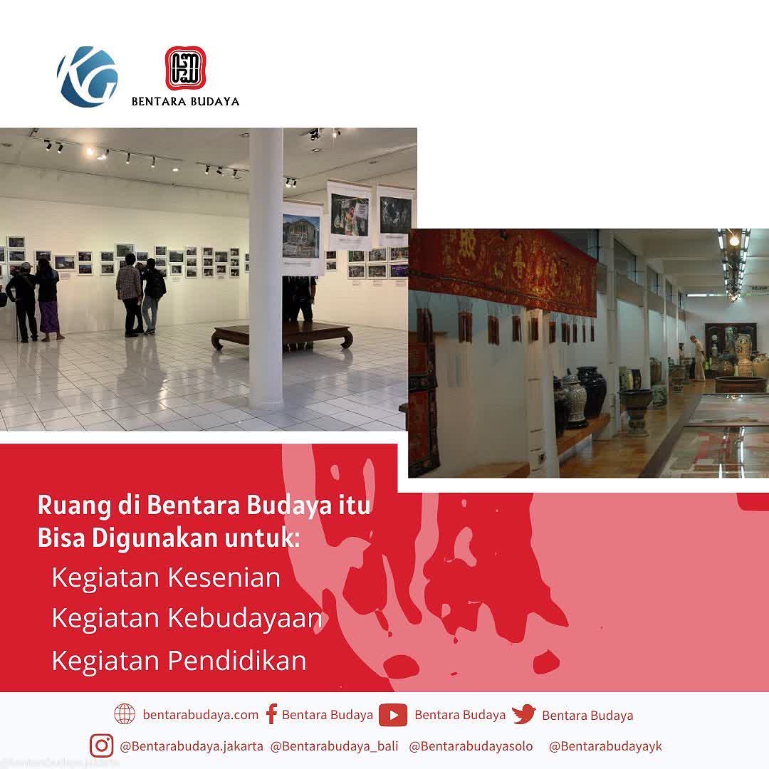 Hai Sahabat Bentara!

Sahabat tahu nggak sih kalau di Bentara Budaya Jakarta dan Bentara Budaya Yogyakarta, terdapat ruangan-ruangan yang sahabat dapat gunakan, lho!.

Info pengunaan ruang Bentara Budaya:
bentarabudaya.com

#bentarabudaya #bentaramuda #kompasgramedia