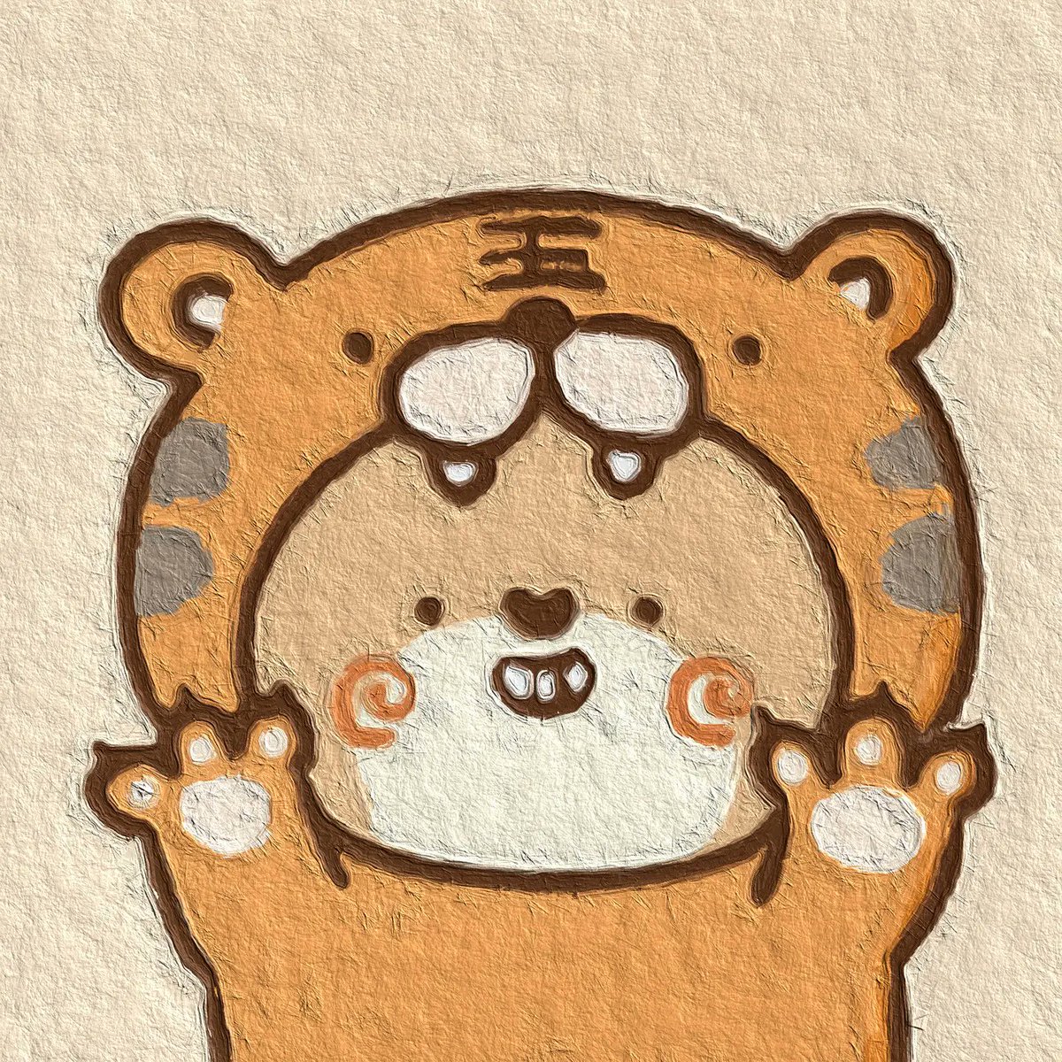 Bella97138338's tweet photo. 狍小坑头像｜虎年小老虎🐯
#头像 #贴图 #Sticker #Headshot #原创 #originalpainting #cartoon #tiger #cartoontiger #comic @CNARTlover https://t.co/PHHdnBzTgk