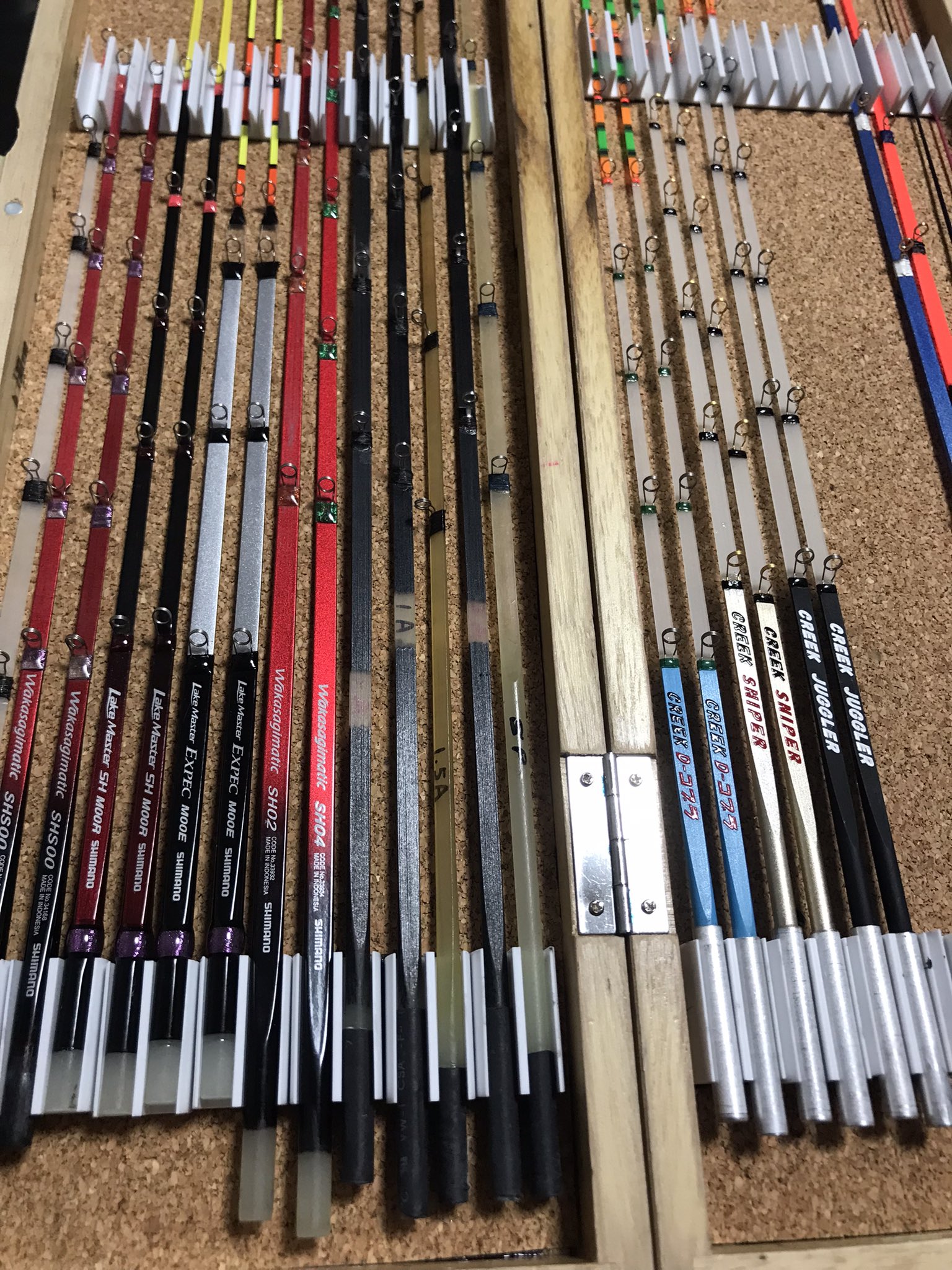 111 ワカサギ穂先ケース作ってみた なかなか良い出来栄え ワカサギ わかさぎ ワカサギ穂先 クリーク工房 シマノ レイクマスター 岩洞湖 T Co Jxyxorkgyq Twitter