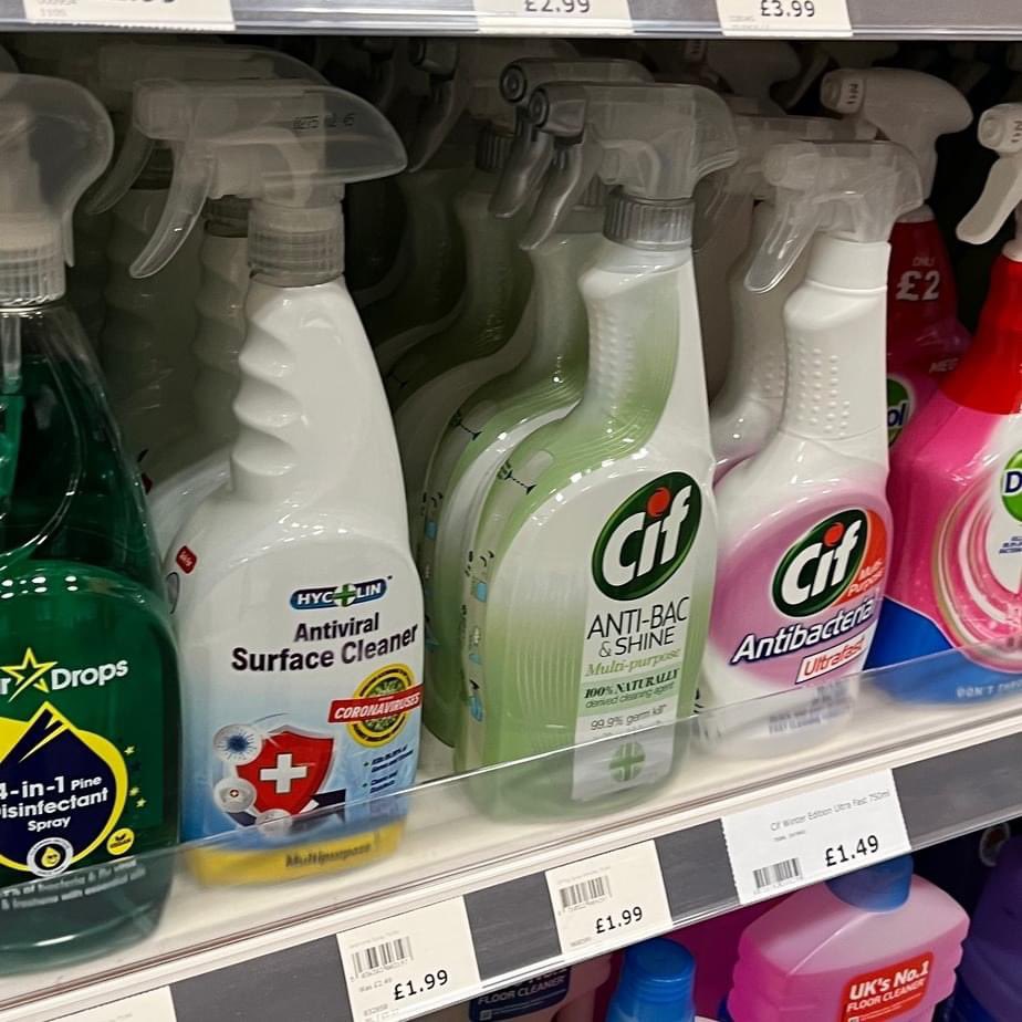 Spotted at The Range in Gainsborough Lincolnshire the Hycolin Antiviral Surface Cleaner ✨

#hycolin #therange #therangeuk #surfacecleaner #antiviral #supermarket #supermarketfinds #supermarketfind #cleaningrange #cleaningrange