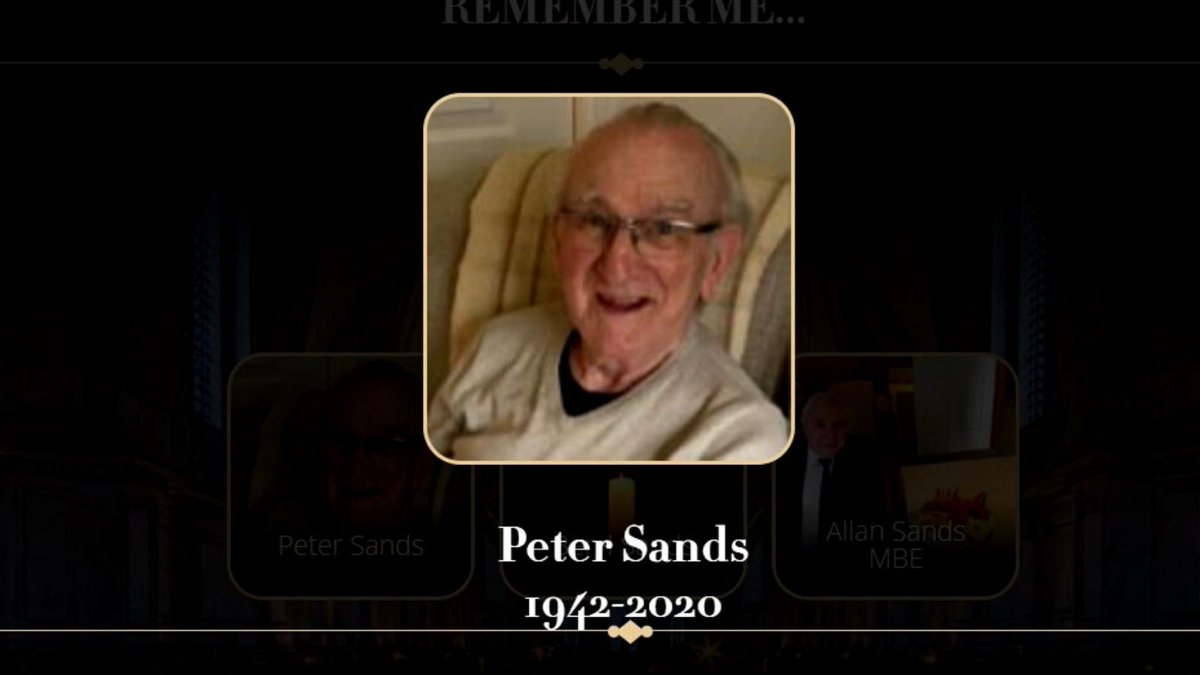 Peter Sands

1942-2020

My Dad, Peter, was one of the most gentle and most genuine men I've ever had the pleasure to meet. He was hard working and honest. He worshiped my Mom and loved nothing more than to spend time with his family and friends.

#RememberMe #Covid19
