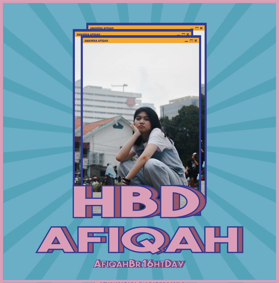 Happy Birthday adik e arek-arek !! 

#AfiqahBr16htDay