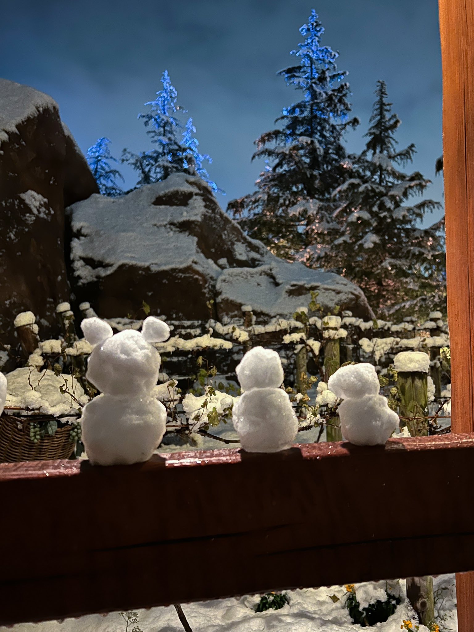 Mezzomikiのディズニーブログ 本日の東京ディズニーランド かわいい雪だるま T Co Wepahntung T Co Yg5rmvkqfg Twitter