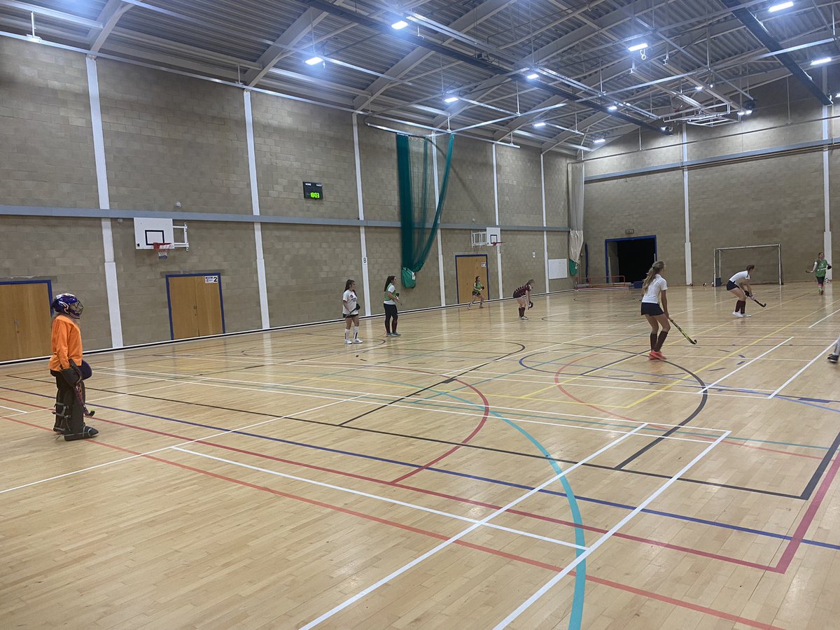 DeanCloseSport's tweet photo. Good first session back for @DeanCloseSchool U18s & 16s Girls Indoor Hockey squads.
#NationalPrep https://t.co/4RNPplQ5VH