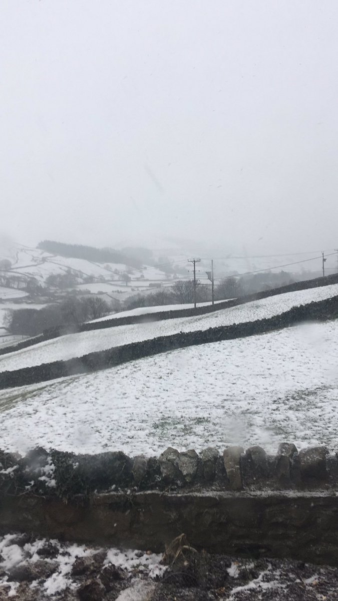Currently snowing heavily in Upper Swaledale all high routes likely to be icy and prone to drifting snow. Please plan journeys.