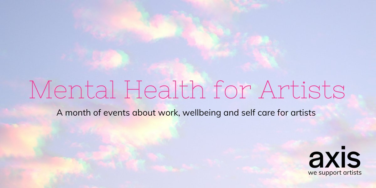 Check out &amp; share! *Mental Health for Artists, I am so looking forward to these online events <a href="/axisweb/">Axis</a> Jan-Feb '22 promoting wellbeing for creative practitioners and offering hands-on advice for creating healthy boundaries—in our practice and our lives. eventbrite.com/cc/mental-heal…