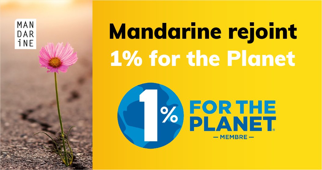 🌍 Mandarine rejoint l’initiative <a href="/1percentftp_Fr/">1% for the planet France</a> 
A travers sa stratégie Mandarine Global Transition qui investit pour le #climat, #MandarineGestion s’engage à verser 1% des frais de gestion de ce fonds aux projets environnementaux.
#onepercentfortheplanet #1percentfortheplanet