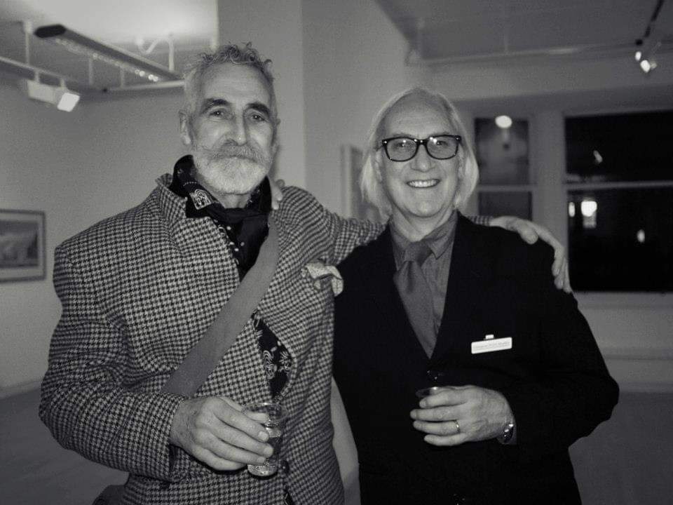 Happy birthday John Byrne (pictured here with GPS Director John Mackechnie 