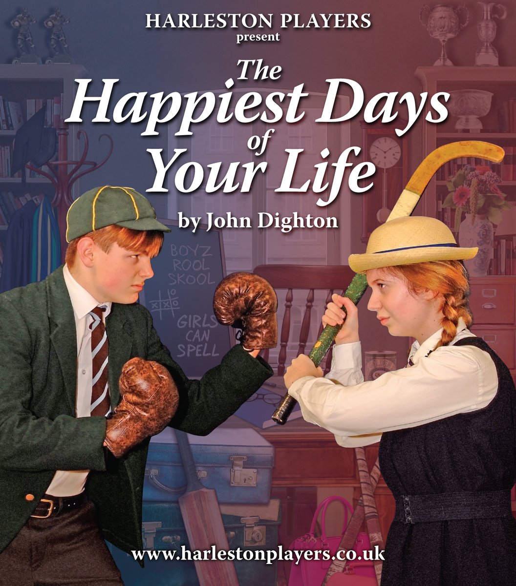 Tickets on sale for The Happiest Days of Your Life - mailchi.mp/572608c08df5/t…

Don't miss our next show - the hilarious comedy that was a precursor to the St Trinian's films of the 1950s. Performances start on January 28th.