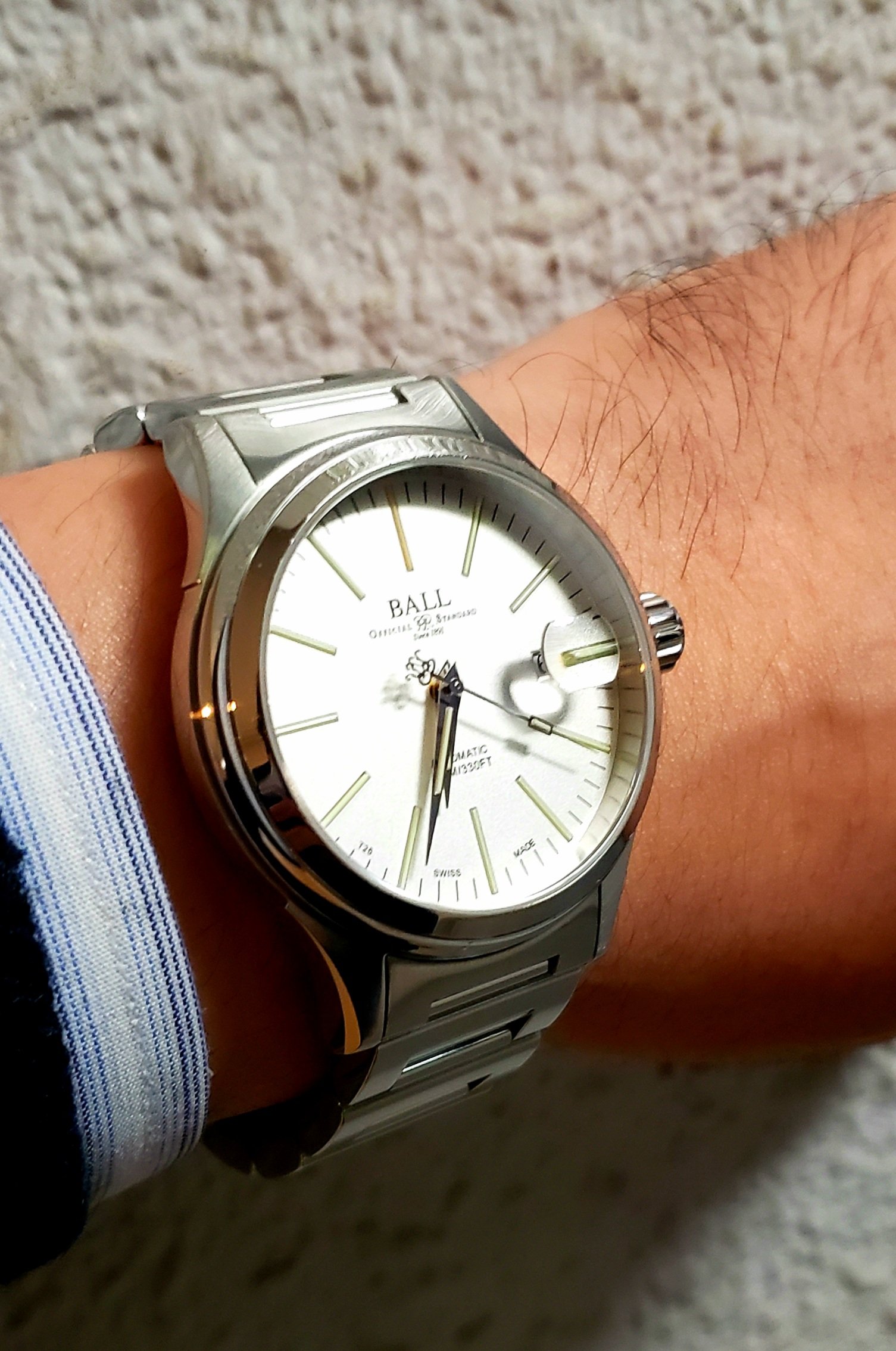 薤露青 ボールウォッチのエンタープライズホワイトダイヤル こちらもビジネスシーンにぴったり T Co X4kvjr8vi6 Twitter