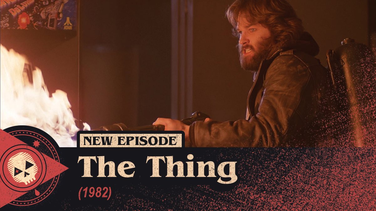 Episode #352 - The Thing, is now available everywhere you get your J&B! #thething #johncarpenter #kurtrussell #keithdavid #alien #horrormovies #horrormoviereviews #sciencefictionmovie #robbottin #eniomorricone #straightchillingpodcast