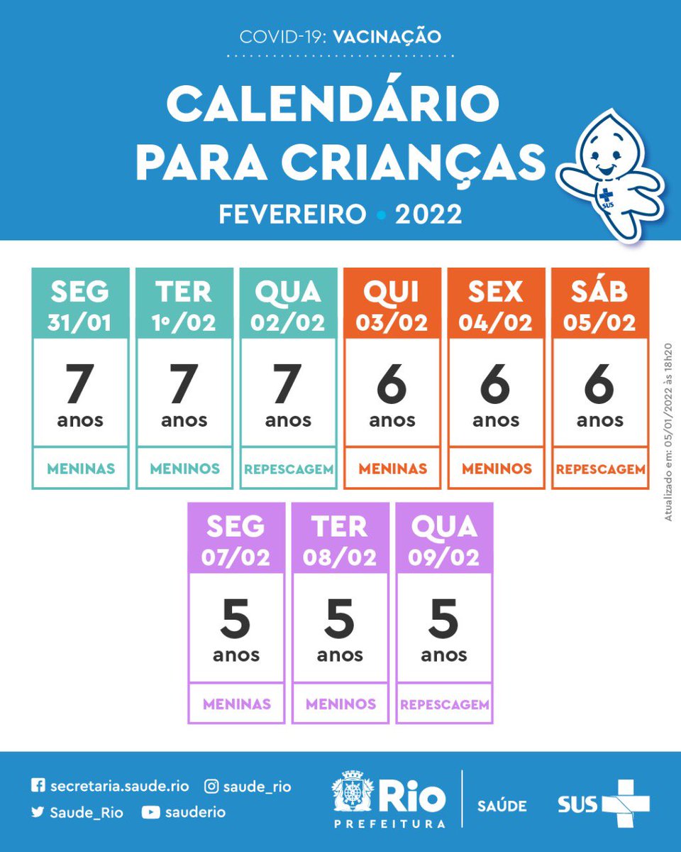 eduardopaes's tweet photo. Bora vacinar nossa molecadinha!!!!  Tá aí o calendário deles!!!  ❤️❤️❤️ https://t.co/BpSnqhl7Y7