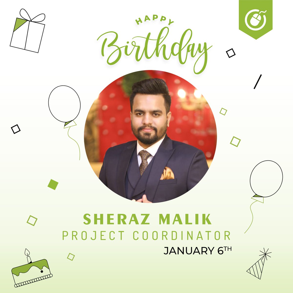 BitsClan's tweet photo. We wish Sheraz Malik a very Happy Birthday. Hope your day is filled with happiness!

#bitsclanitsolutions #HappyBirthday #happiness #Celebration https://t.co/RNdy8WqMFT