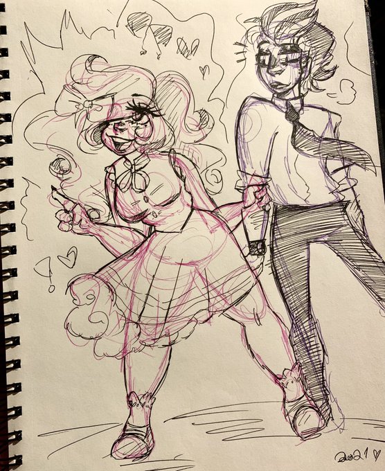 can't sleep, doodling ocs time 😮‍💨 