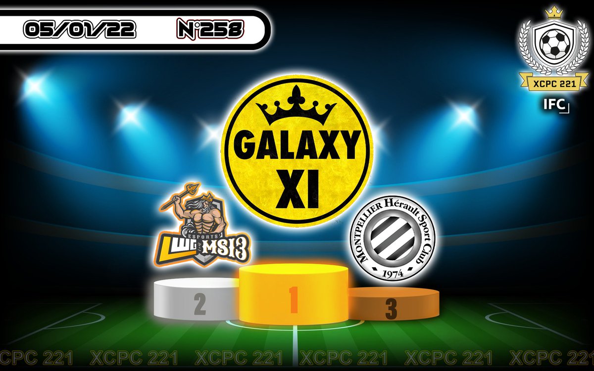 XI GALAXY (@xi_galactic) on Twitter photo Félicitations à toute l'équipe victoire bien mérité en Tournoi @Xcpc221 bravo également @MS13esport et <a href="/MhscPro/">MONTPELLIER HSC PRO CLUB</a>
@NLNGALAXY Félicitations à toute l'équipe victoire bien mérité en Tournoi @Xcpc221 bravo également @MS13esport et <a href="/MhscPro/">MONTPELLIER HSC PRO CLUB</a>
@NLNGALAXY