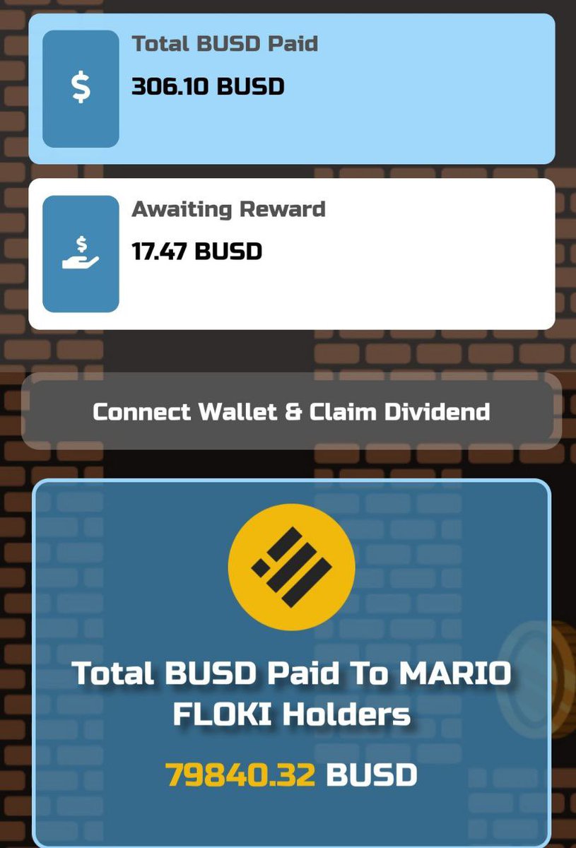People are reaping insane rewards just from hodling #mariofloki🔥🔥🔥

Happy reports of hodlers incoming 24*7!!

Are you one of them??? Don’t miss out on these incredible passive rewards and load up your bag with #mrfloki now😍😍😍

#1000xgem