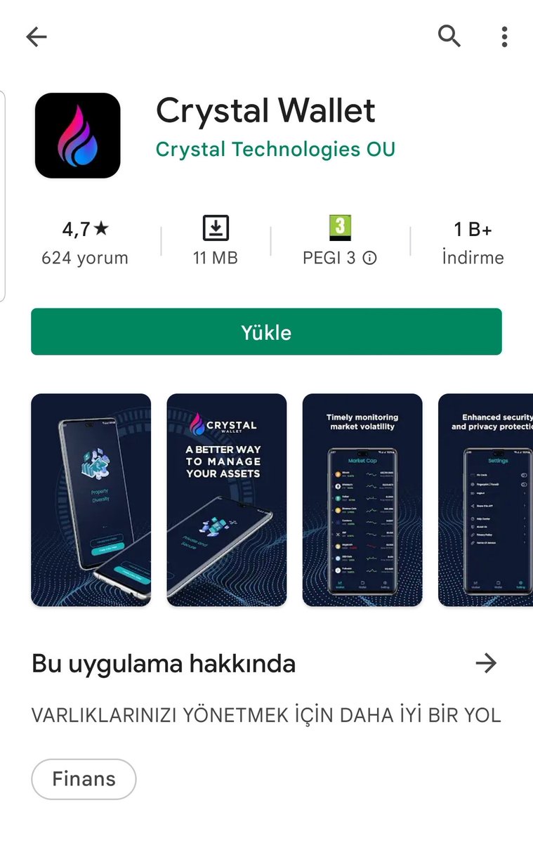 sercanhancioglu's tweet photo. #Crystalwallet dolandırıldığımız düşünmüyorum. Hali hazırda oluşturulmuş cüzdan uygulamaları mevcut. Telegramda ekibin açıklamalarını okudum. P2PB2B borsasındaki fiyatın yanılsama olduğunu belirtiyorlar. Bende bu fiyatın yanılsama olduğunu düşündüğümden ek alımlar yaptımıştım. https://t.co/m3jBorf1f0