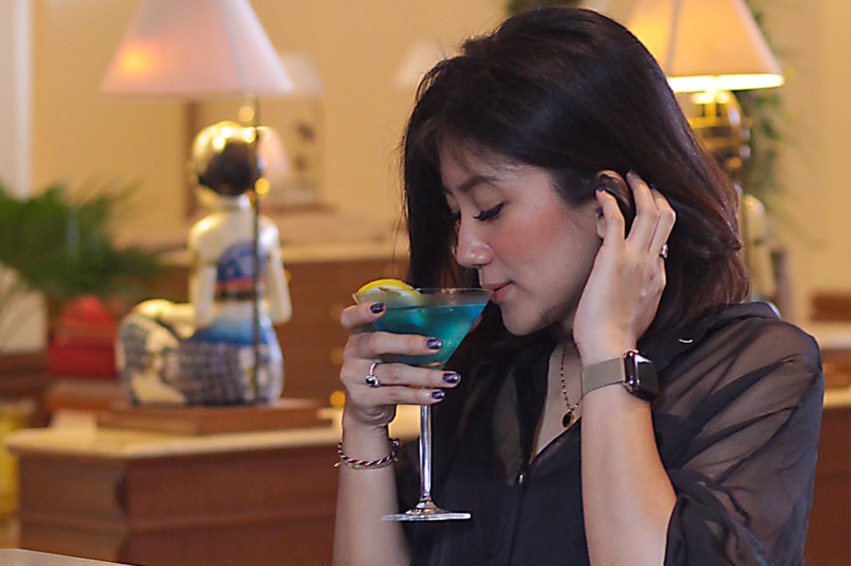 Enjoy a little time for yourself 🍸after a busy day 😎