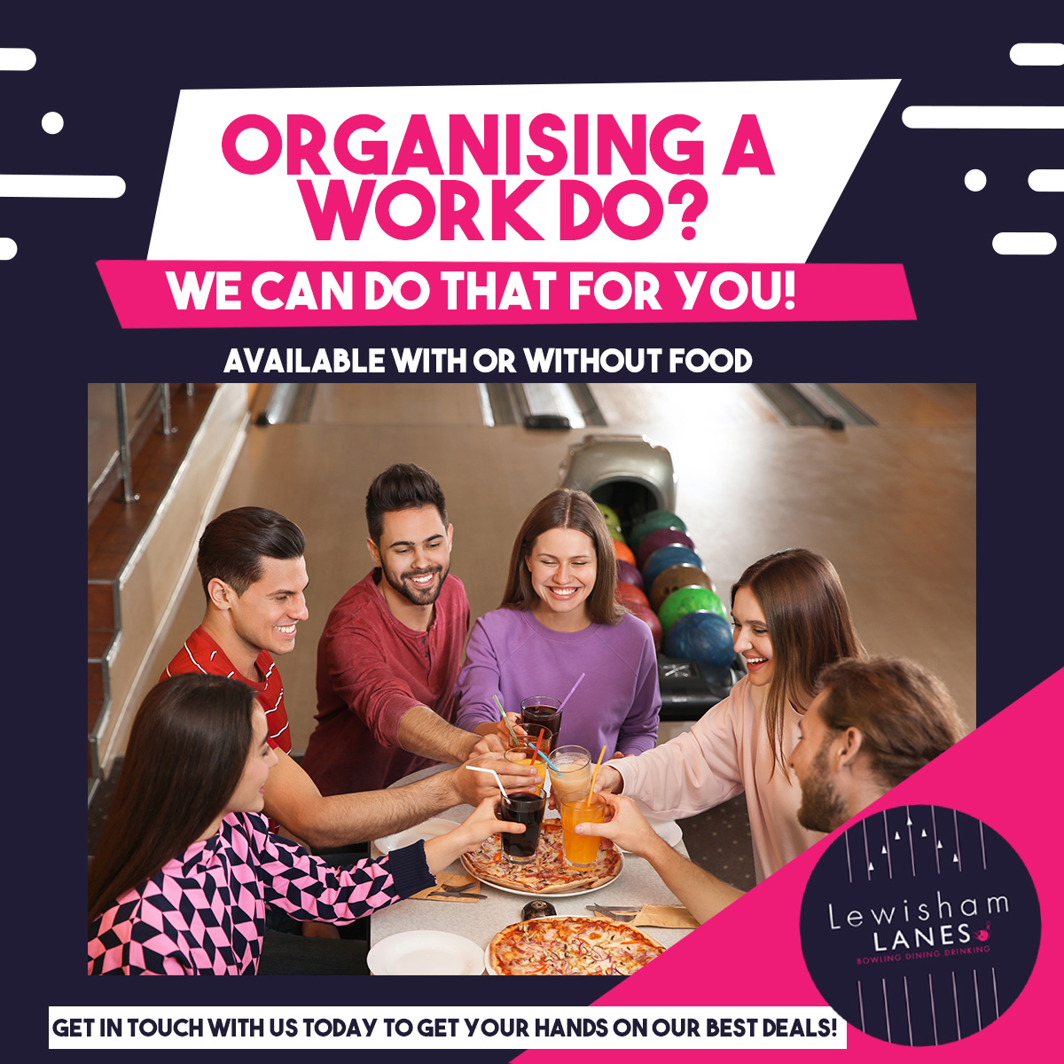 Are you organizing a works do or birthday party but don't have anywhere to host? Look no further 🤩 

We can supply you with the bowling or party package to suit your special occasion! 🥳

lewishamlanes.co.uk/bowling/ 📲

#LewishamLanes #Bowling #Lewisham #Party #Birthday