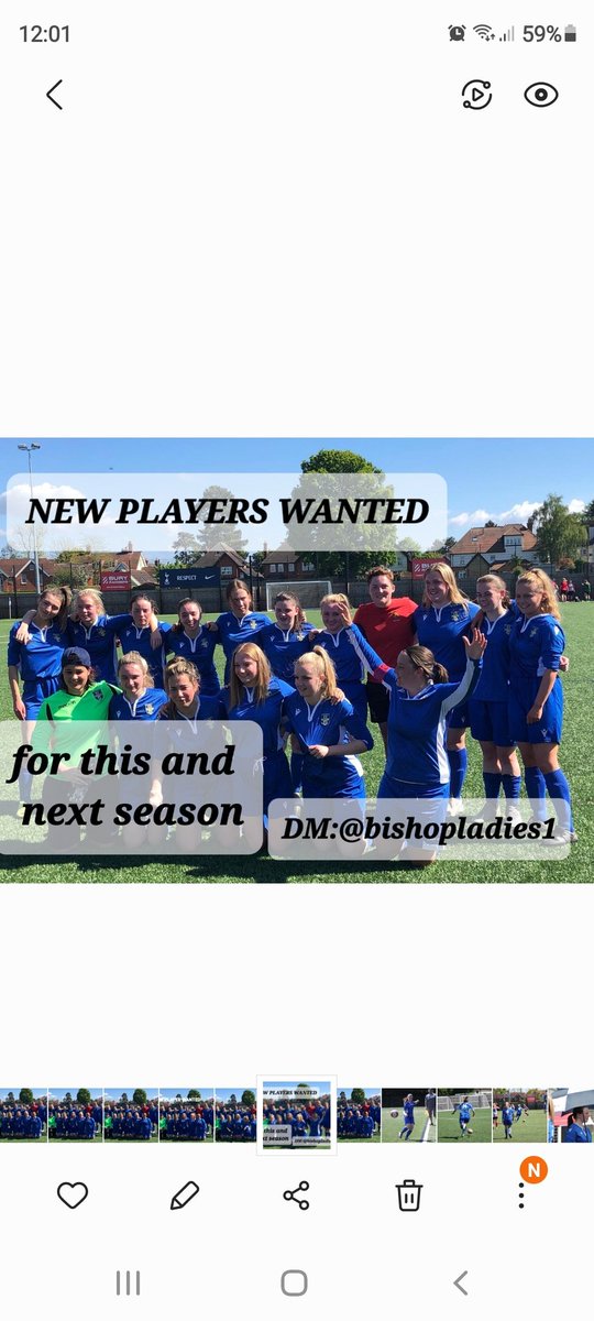 Bishop's Stortford Ladies F.c are looking for new players for this and next season, any level must be 16+ come have a go with this friendly bunch DM us <a href="/bishopladies1/">Bishop's Stortford Ladies FC</a> <a href="/BSCFC_Girls/">BSCFC_Girls</a>