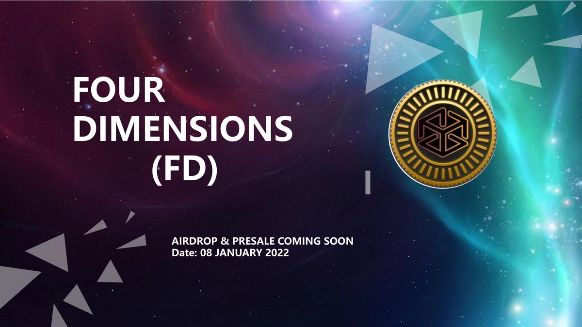 fourdimensions6's tweet photo. Stay tuned, Airdrop &amp; Pre-Sale coming soon🔥🔥

#launchpad #crypto #cryptocurrencies #TokenSale 
#cryptocurrecy #cryptotrading #CryptoNews #blockchain #ICO #Ethereum #ETH #Airdrops #presale #Giveaways #Uniswap https://t.co/FIX3YeMd2e