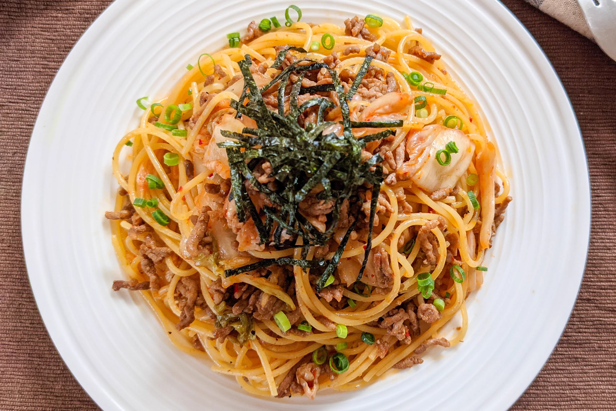 パスタ好きさんは是非！ビビンバ風に仕上げた、簡単「パスタ」レシピ！