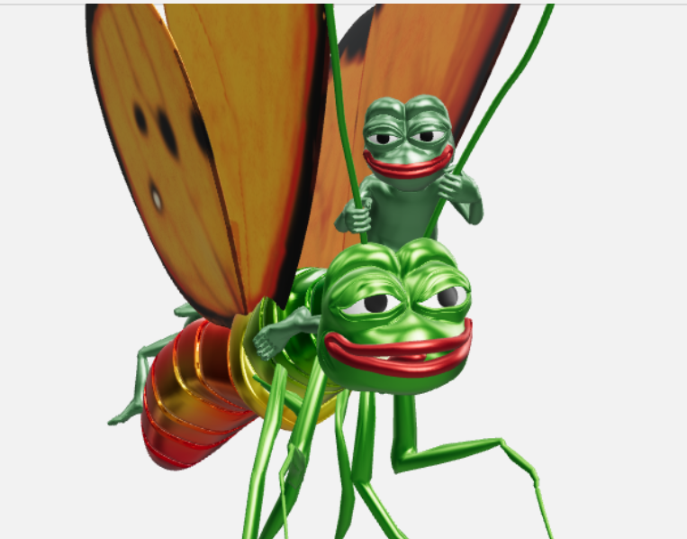 Animated mosquito Pepe on @withFND !🪰🐸

One of a kind mosquito Pepe - caught!🪝
foundation.app/@Alex_cgbans/~…
#FrogFam #pepe #PEPEnft