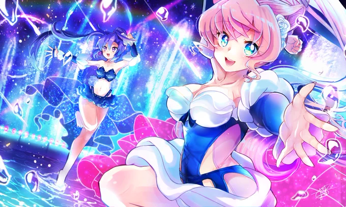 うわぁぁ、シンフォギア10周年おめでとうございます♥️🎉私にイラスト描く力をくれて、出会いや経験感動含め、人生に大きく影響した作品です、感謝をこめて😌

 #シンフォギア10周年 