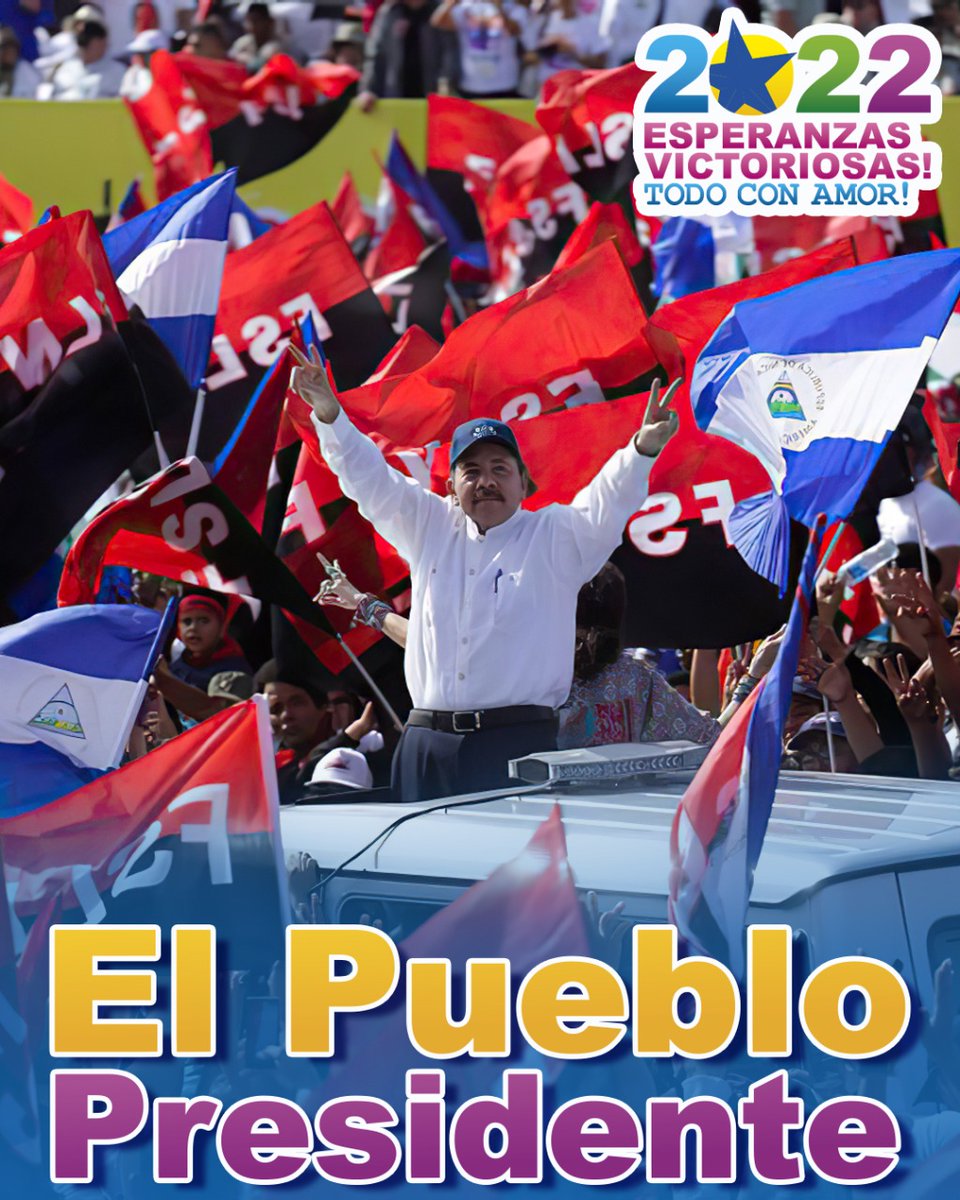 🗣 En #Nicaragua 🇳🇮 Todos Los Triunfos son del Pueblo... 

Porque Somos...

¡PUEBLO PRESIDENTE!

#UnidosEnVictorias en este #2022EsperanzasVictoriosas 

<a href="/collvermat/">colvert matamoros 🇳🇮</a> <a href="/CobiDanto79/">Cobi Danto</a> <a href="/HoChiMinhF/">FSLN Distrito3-Matagalpa🇳🇮</a>