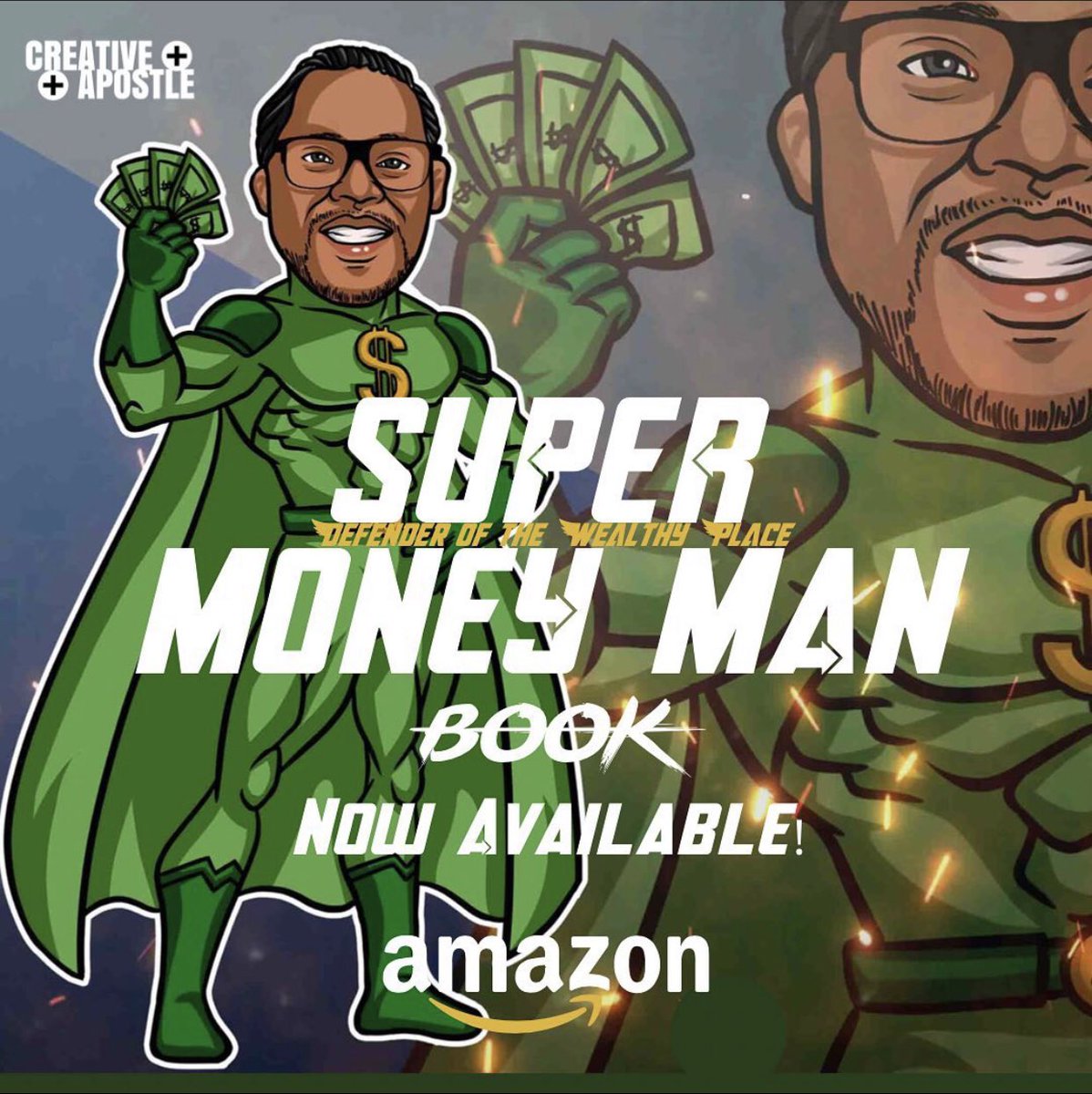 pastordoc's tweet photo. The Super Money Man Novel/Script by Mary Murphy @marymurphymusic is now available! Order your copy today! #amazon #books #novels #Christianfiction #Christiannovels #fictionbooks #supermoneymanbook #wealth #prosperity #money #creativeapostle #Christianbooks #Scripts https://t.co/YkjKFxEGcG