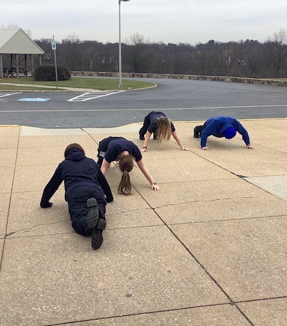 CPACTC's tweet image. #resolutiongoals @cpactc in the #criminaljusticeprogram where they include #physicalfitness as part of their daily training for a career in #lawenforcement. How many push-ups can you do? #opportunitiesunlimited #shannon #Jan2022