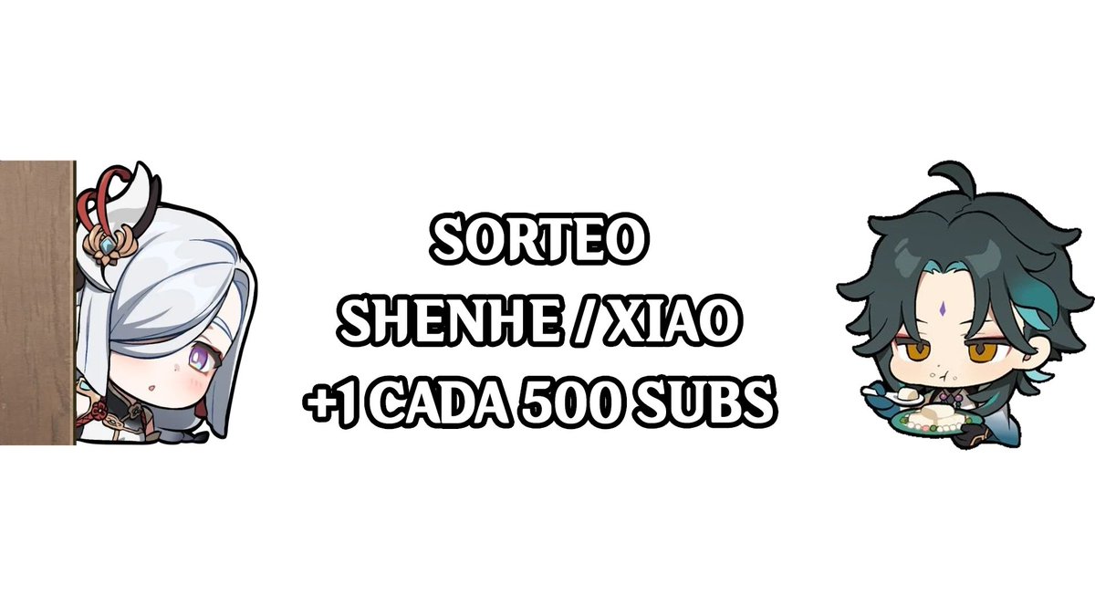 Familia HOY vamos a estar regalando en twitch.tv/tiesogamer como en cada banner  el personaje promocional!
PERO ME HE CALENTADO! 
🎉SORTEAMOS OTRO PERSONAJE EN TWITTER🎉
⭐️Seguir <a href="/TiesoGamer/">Tieso</a> 
⭐️RT &amp; Like a este post
 
Termina el 14 de Enero 2022, mucha suerte a todos!