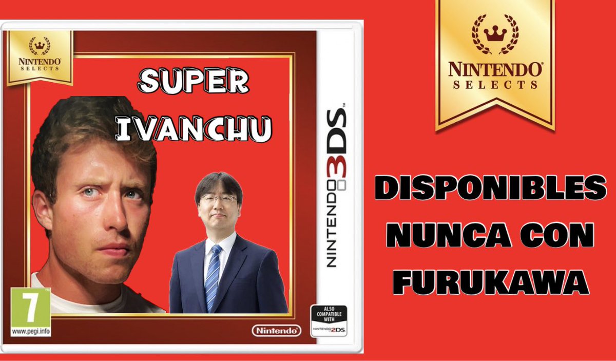SuperIvanchuYT's tweet photo. XD momentos
#NintendoSwitch #NintendoSelects #Nintendo
¡Los NINTENDO SELECTS PELIGRAN con FURUKAWA al VOLANTE! https://t.co/IbD80p50cE vía @YouTube https://t.co/0T9VtcmF93