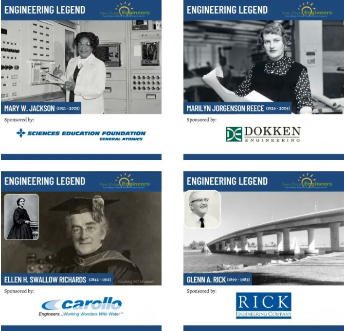 SDEngineers's tweet image. Test your Engineering Legend Knowledge. Read the January issue of the San Diego Engineers Newsletter linktr.ee/sandiegoengine…

#SanDiegoEngineers #Newsletter #EngineeringLegends