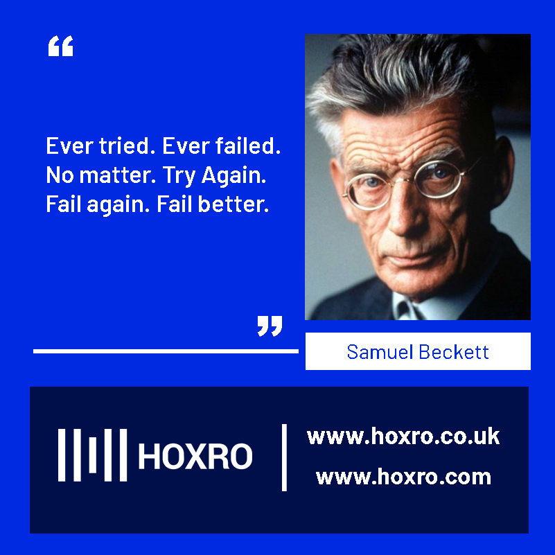 “Ever tried. Ever failed. No matter. Try Again. Fail again. Fail better.“         
Samuel Beckett

bit.ly/2Q75N57
 
#law #legal #lawsuit #business #software #legaltech #legaltechnology #lawfirm #legalsoftware #quotes