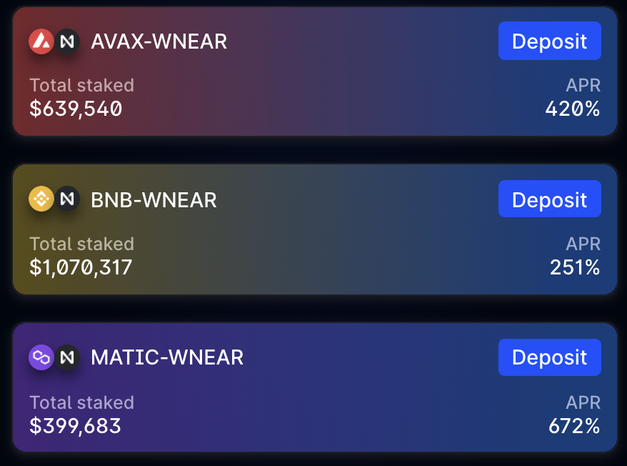 trisolarislabs's tweet photo. Rewards are live for our new $AVAX, $MATIC, and $BNB pools. 

These pools are launched in partnership with @MultichainOrg 

Happy farming! https://t.co/KpzeZ3KCmm