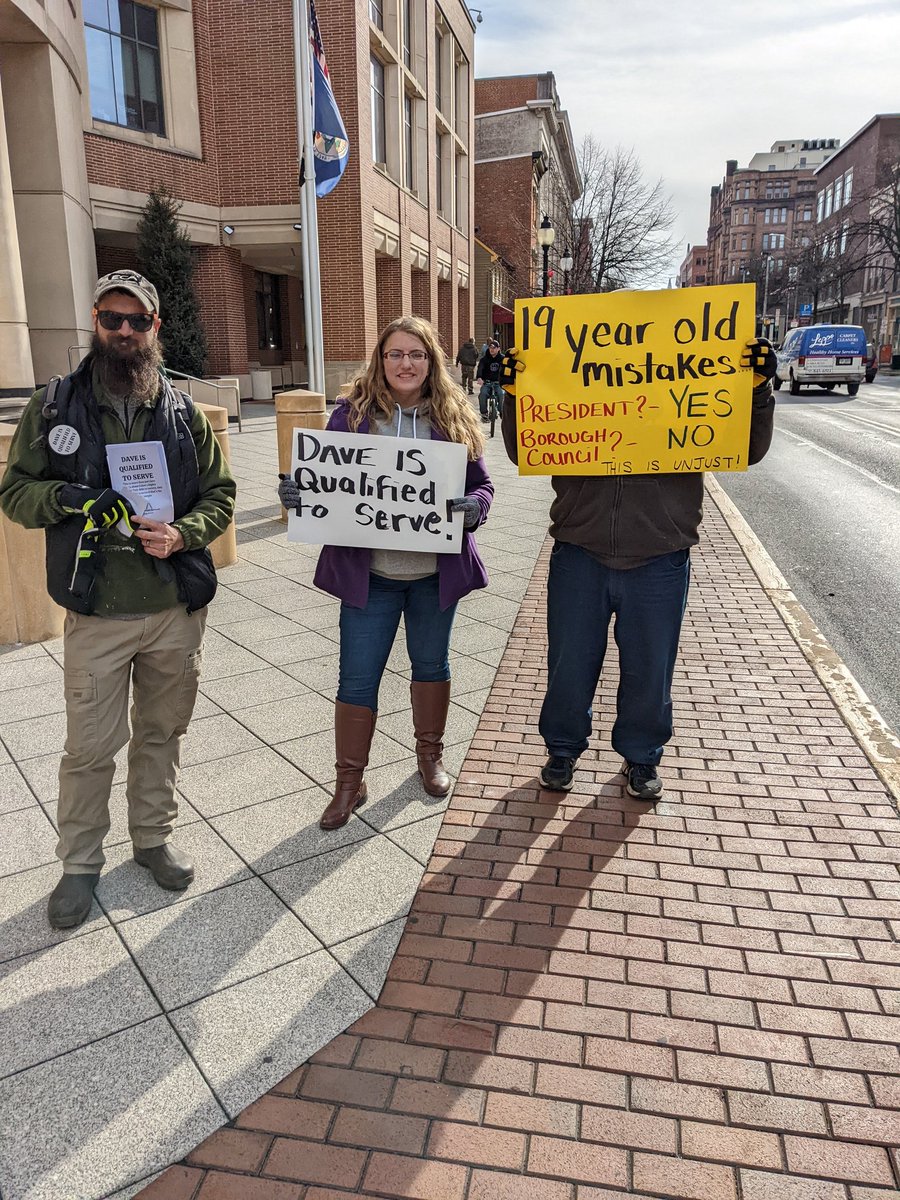 LancLibertarian's tweet photo. Dave Womack is as #Qualified2Serve as mayor of York or US President, but not Borough Council. 

19 year old mistakes shouldn't supercede the voice of the Dallastown Borough voting body!

https://t.co/RWrEqwbEzD

@LPPAorg @LibertarianYork https://t.co/gOWuQwLOmq