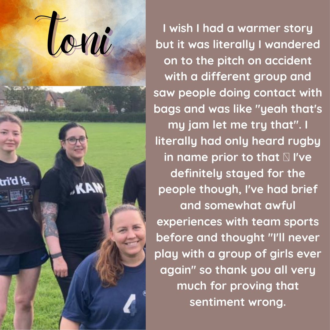 Hear it from the widows - Why we started playing rugby 🏉  
#womensrugby #thesegirlscan #Rugby #Teammates #Family #Sisters #MentalHealthMatters
#Fitness #Love