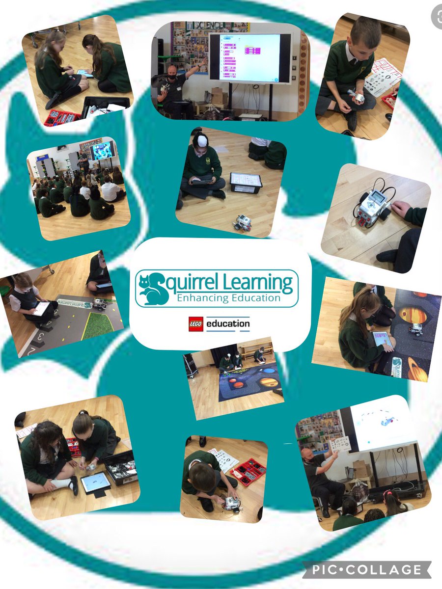 Year 6 
Robotics Day 
Design Technology
Squirrel Learning came into school to demonstrate and support the children using the Lego robotics kit.  This involved following many instructions to assemble and programme the robots 
#LEGO  #@squirrellearn #@LEGO_Education