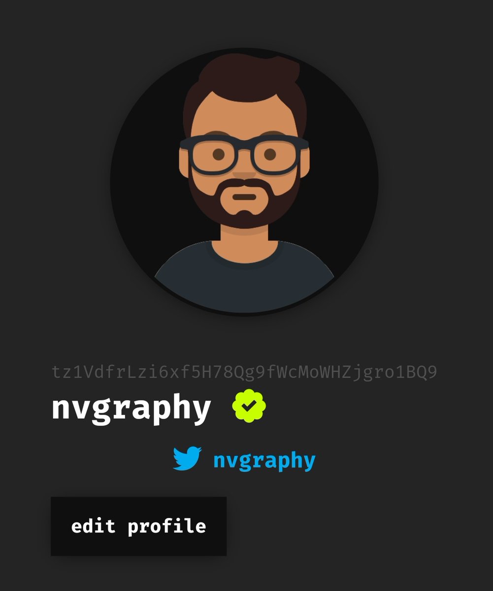 nvgraphy's tweet photo. Great! 😁
I've got verified badge on @fx_hash_ 
Thank you #fxhash ! https://t.co/iSDGsv5Ua6