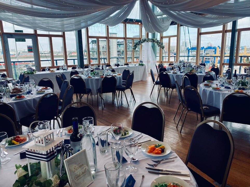 🔊  The River Rooms is a blank canvas that can be transformed for any event, made up of 3 adjoining spaces and suitable for wedding ceremony &amp; breakfast up to 100, and reception party up to 250 🤩🥳
 
🔊 venuehire@greenwichyachtclub.co.uk