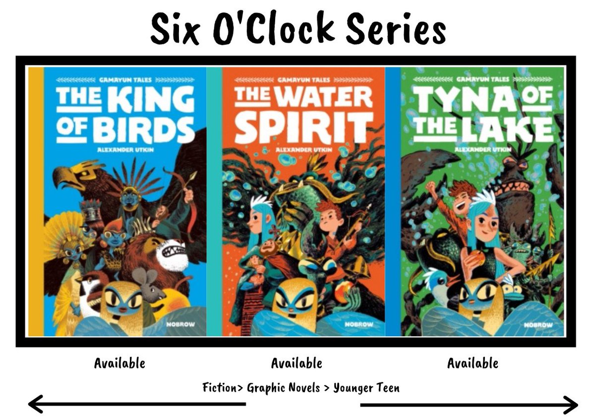 HeathBooks's tweet photo. 📚❤️Stay in the loop about series you love with #sixoclockseries! Brilliant for lovers of #graphicnovels and/mythical epics. The Gamayun Tales series from Alexander Utkin is a glorious retelling of Russian folklore. (KS3) ❤️📚 @NobrowPress #ReadingForPleasure https://t.co/gHicwz4oFG